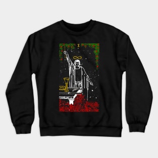 The Magician: Winter Nights - Snow Themed Tarot Card (Christmas VARIANT) Crewneck Sweatshirt